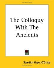 Tapa de The Colloquy With The Ancients