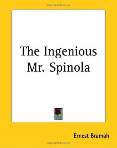 Tapa de The Ingenious Mr. Spinola