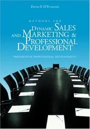 Tapa de Methods for Dynamic Sales and Marketing & Professional Development