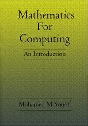 Tapa de Mathematics For Computing