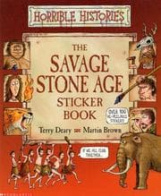 Tapa de Savage Stone Age Sticker Book