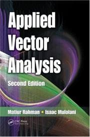 Tapa de Applied vector analysis