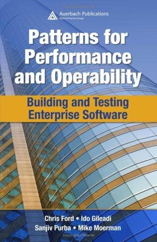 Tapa de Patterns for performance and operability
