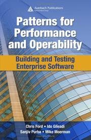 Tapa de Patterns for performance and operability
