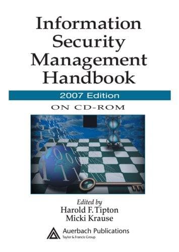 Tapa de Information Security Management Handbook