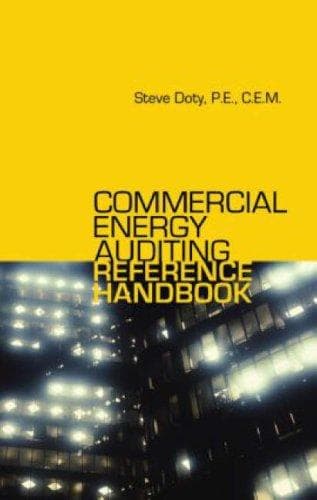 Tapa de Commercial Energy Auditing Reference Handbook