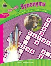 Tapa de Fun with Synonyms - Crossword Puzzles and Word Searches