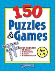 Tapa de 150 Puzzles & Games, Ages 7-9