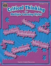 Tapa de Critical Thinking for Multiple Learning Styles