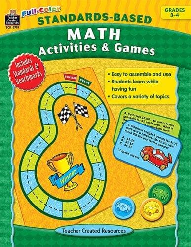 Tapa de Full-Color Standards-Based Math Activities & Games