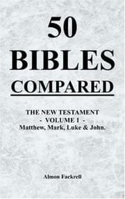 Tapa de 50 BIBLES COMPARED