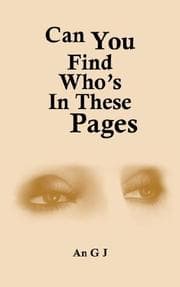 Tapa de Can You Find Who's in These Pages