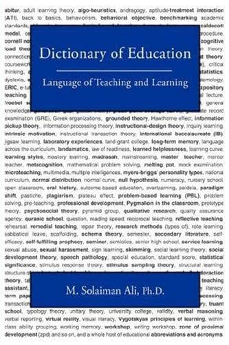 Tapa de Dictionary of Education