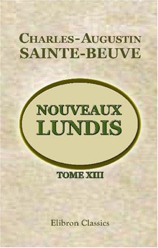 Tapa de Nouveaux lundis