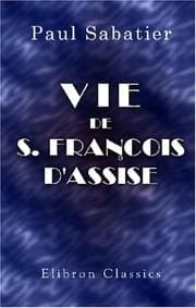 Tapa de Vie de S. François d\'Assise
