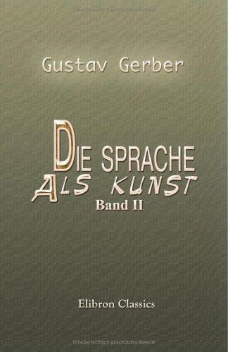 Tapa de Die Sprache als Kunst