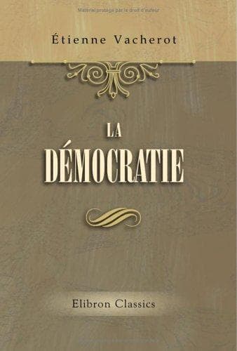 Tapa de La démocratie