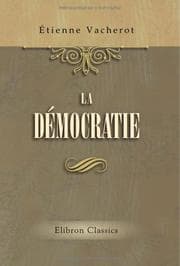 Tapa de La démocratie