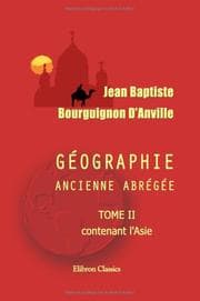 Tapa de Géographie ancienne abrégée