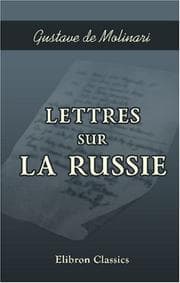 Tapa de Lettres sur la Russie
