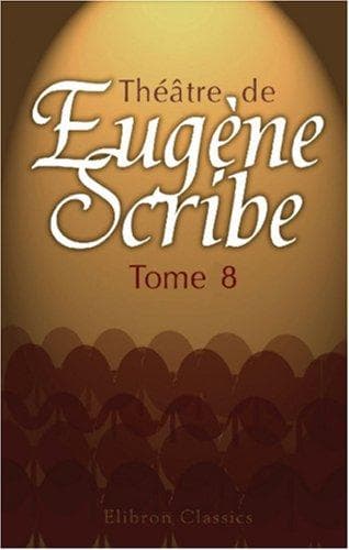 Tapa de Théâtre de Eugène Scribe