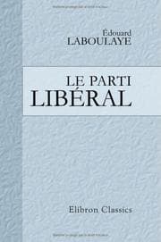 Tapa de Le Parti libéral