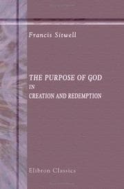 Tapa de The Purpose of God in Creation and Redemption