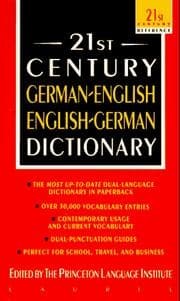 Tapa de 21st century German-English, English-German dictionary