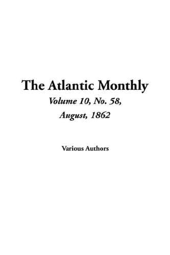 Tapa de The Atlantic Monthly