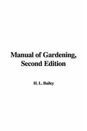 Tapa de Manual of Gardening