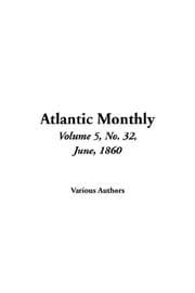Tapa de Atlantic Monthly, Vol. 5, No. 32, June, 1860