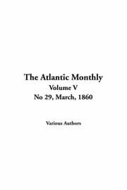 Tapa de The Atlantic Monthly, No. 29, March 1860