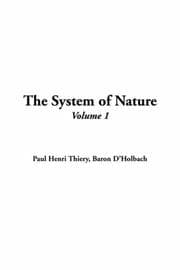 Tapa de System of Nature