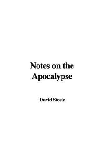 Tapa de Notes on the Apocalypse