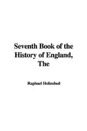 Tapa de The Seventh Book of the History of England