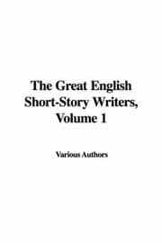 Tapa de The Great English Short-story Writers