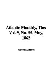 Tapa de The Atlantic Monthly No. 55, May, 1862