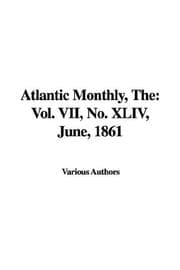 Tapa de The Atlantic Monthly, No. Xliv, June, 1861