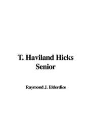 Tapa de T. Haviland Hicks Senior
