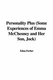 Tapa de Personality Plus, Some Experiences of Emma Mcchesney And Her Son, Jock