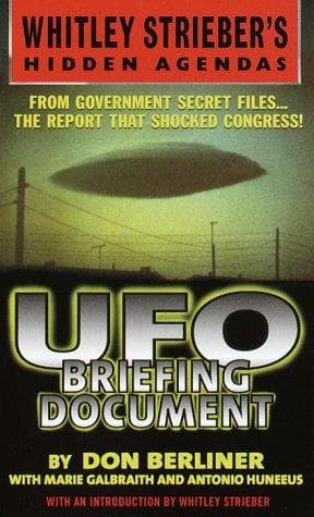 Tapa de UFO Briefing Document