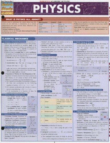 Tapa de Physics (Quick Study Academic) (Quickstudy: Academic)