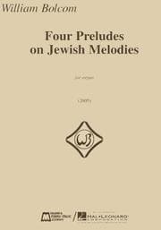 Tapa de FOUR PRELUDES ON JEWISH MELODIES - ORGAN