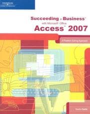 Tapa de Succeeding in business with Microsoft Office Access 2007