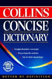 Tapa de Collins Concice Dictionary