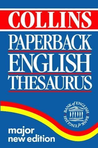 Tapa de Collins Paperback Thesaurus