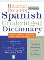 Tapa de Collins Spanish dictionary =