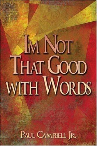 Tapa de I'm Not That Good with Words