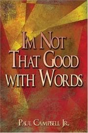 Tapa de I'm Not That Good with Words