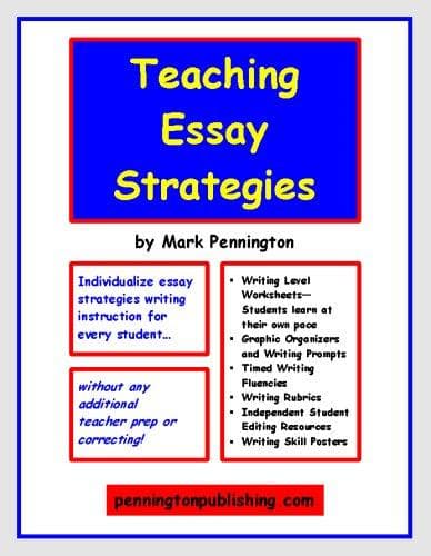 Tapa de Teaching Essay Strategies